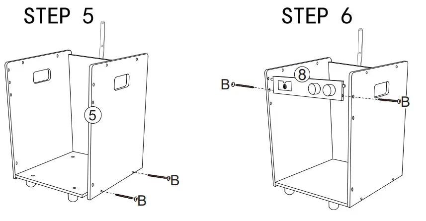 anko Kmart 3037 Wooden Washing Machine Toy -step 5
