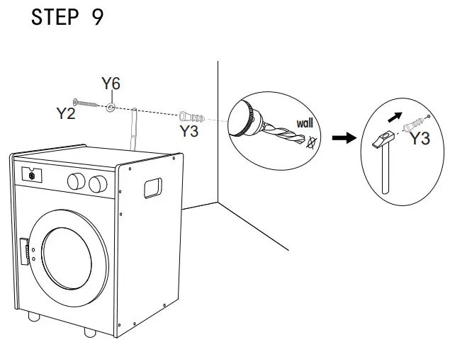 anko Kmart 3037 Wooden Washing Machine Toy -step10