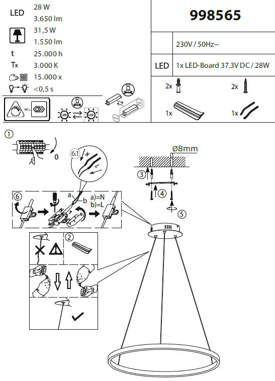 Paul-Neuhaus-15394-LED-Pendant-Light-FIG-1