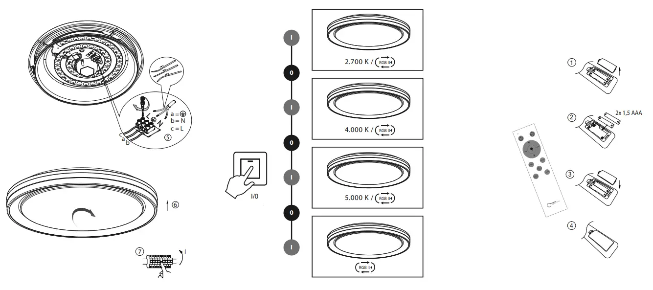 LeuchtenDirekt 998271 RIBBON fig 1