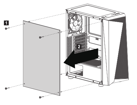 ZALMAN S4 Plus ATX Mid Tower Computer Case - fig1