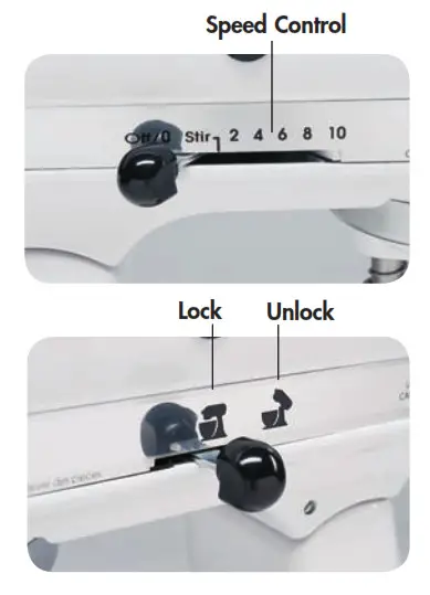 ASSEMBLING YOUR TILT-HEAD STAND MIXER - Operate Speed Control