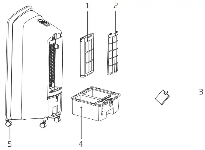 beko EFE7030W Air Cooler - fig1