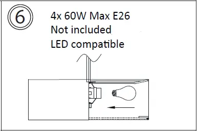Dainolite-PST-214P-Preston-4-Light-21-inch-Wide-Pendant-fig-6