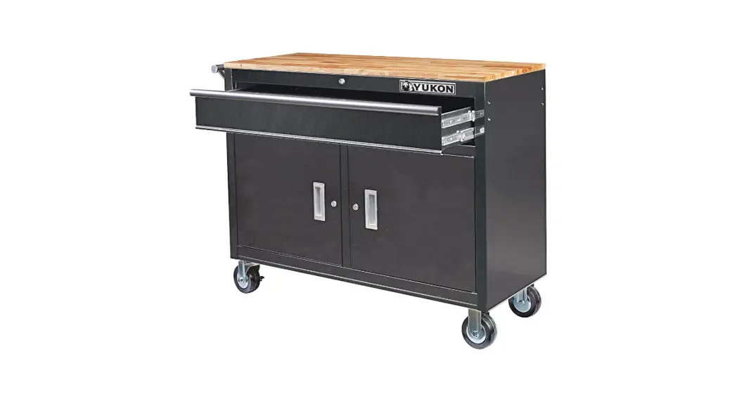 Yukon 64012 46 Inch Mobile Workbench With Solid Wood Top Owner's Manual Yukon 64012 46 Inch Mobile Workbench With Solid Wood Top Owner's Manual