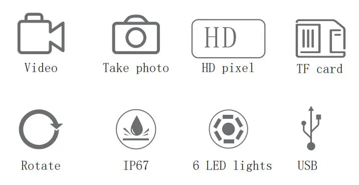 LONOVE 112 LCD Digital Endoscope - Function