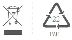 Recycle and Disposal icon