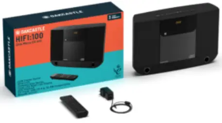 OAKCASTLE CD200 Portable CD Player Boombox