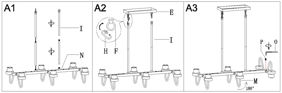 ZEVNI A04760 Cedro 5 Inch Wide Mini Pendant - ­installation