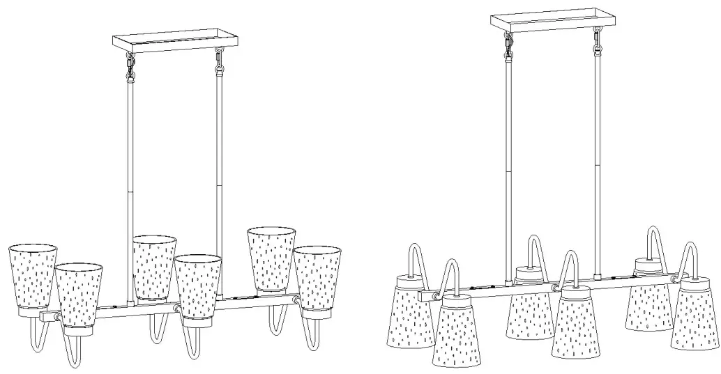 ZEVNI A04760 Cedro 5 Inch Wide Mini Pendant -