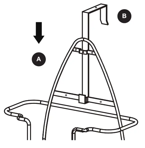 Style SELECTIONS SL-214 Over-the Ironing Board Iron Caddy - 5