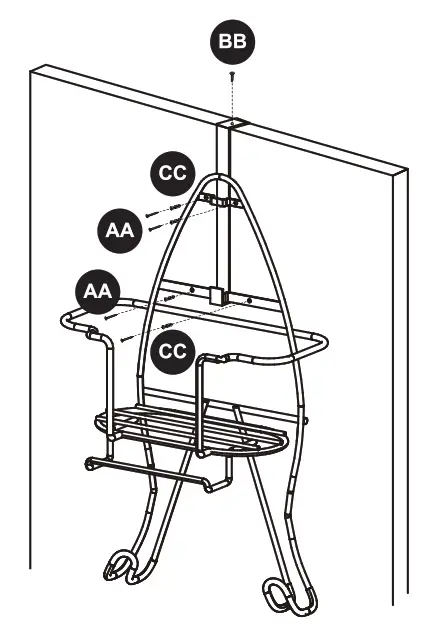 Style SELECTIONS SL-214 Over-the Ironing Board Iron Caddy - 6
