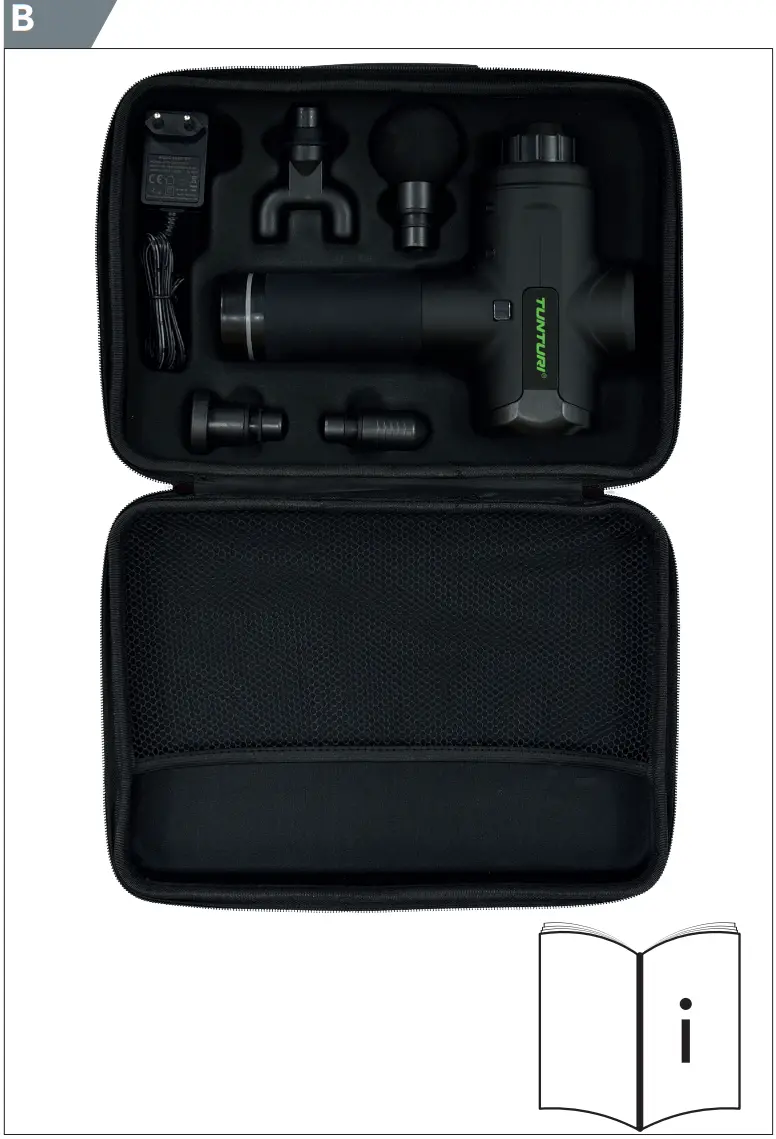 TUNTURI Massage Gun - Figure 2