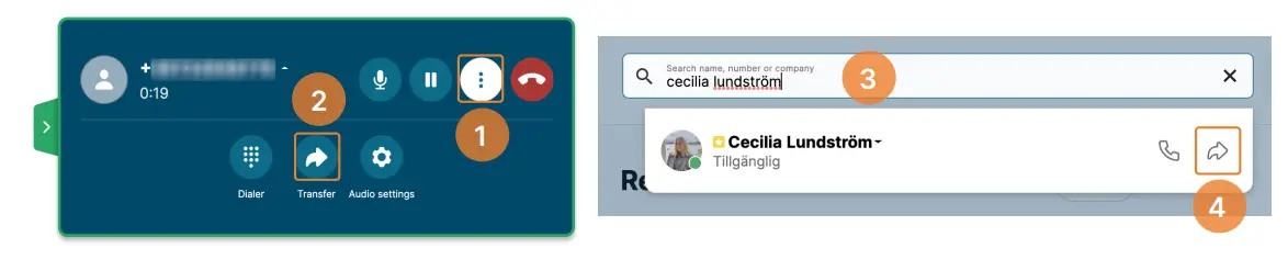 Transfer A Call Directly