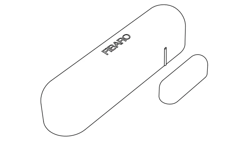 FIBARO Door/ Window Sensor Contact and Temperature Sensor