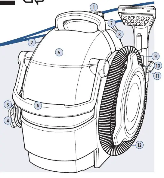 BISSELL 3386 Series Spotclean Turbo Portable Deep Cleaner-fig-1