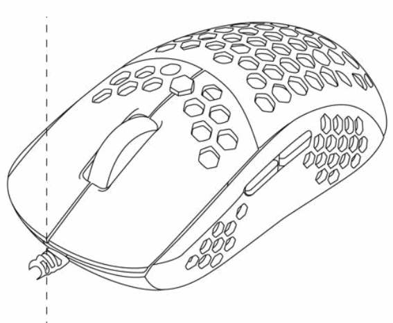 MARVO Sunspot S1 961 Lightweight Honeycomb Shell Mouse