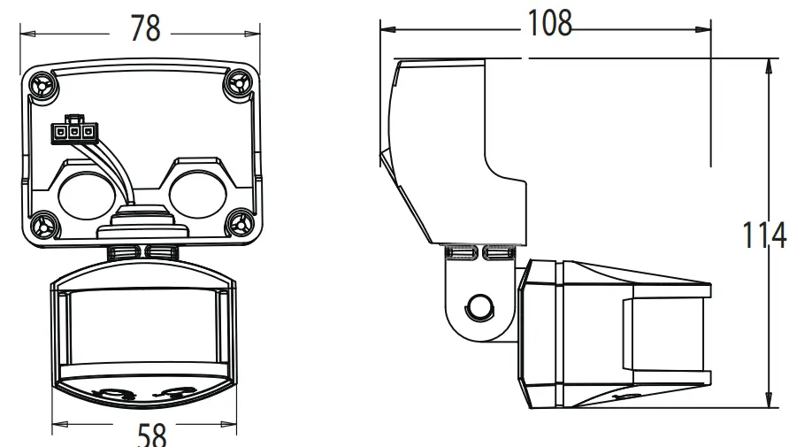 TIMEGUARD-LEDPROSLB-Outdoor-LED-Floodlight-Plug-fig-1