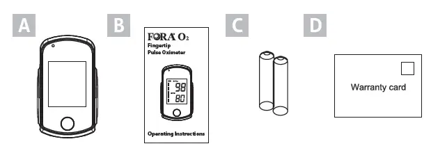 FORA O2-SpO2-Fingertip-Pulse-Oximeter-FIG-2