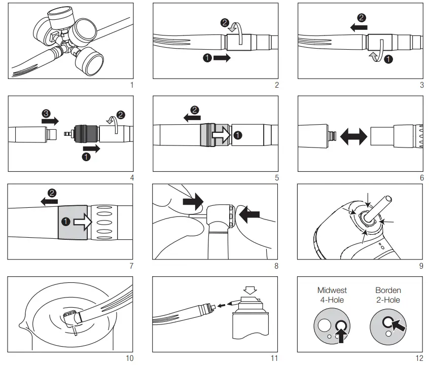 NSK Pana Max2 M4 Air Turbine -