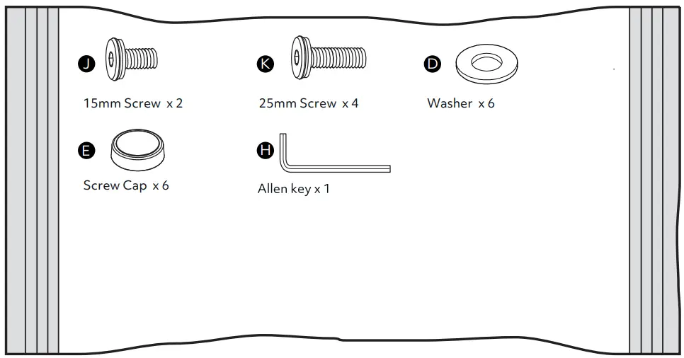 Fittings Shown to scale