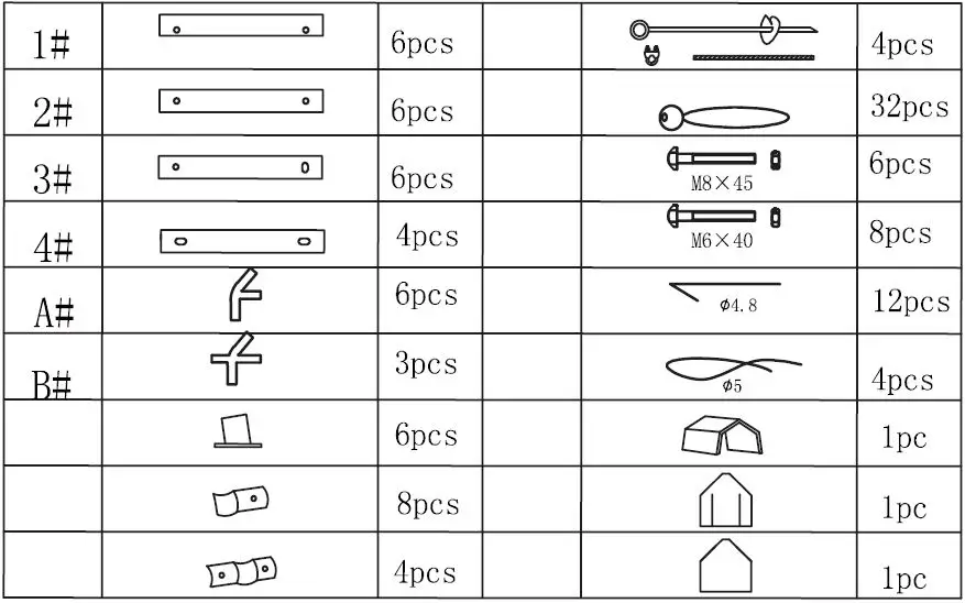 WELLFOR-AW-HPY-102-7-ft-x-12-ft-Outdoor-Carport-Shed-with-Sidewalls-and-Waterproof-Ripstop-Cover-fig- (2)