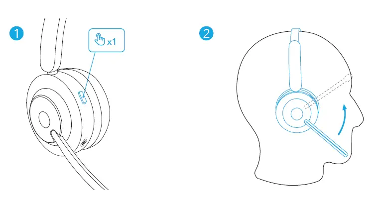 AnkerWork H300 Mono Headset 9