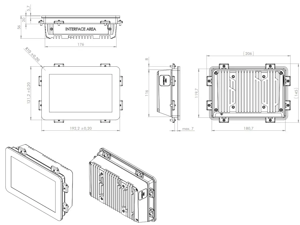 Christ PA10010861 Touch Industrial Open Frame 7