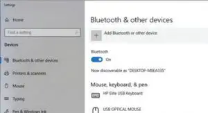 Bluetooth & other devices