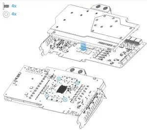PHANTEKS GLACIER G6000 STRIX RX - MOUNT THE WATER BLOCK