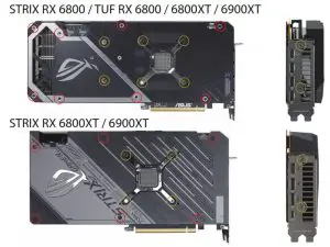 PHANTEKS GLACIER G6000 STRIX RX - REMOVING STOCK COOLER