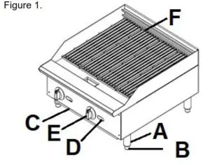 MOTAK MBR24 Gas Char Boiler with Cast Iron Grates-