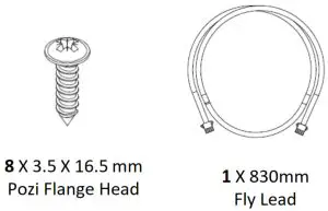 bemodern Arteon 10003SL & 12503SL Fires-- 1 X 830mm