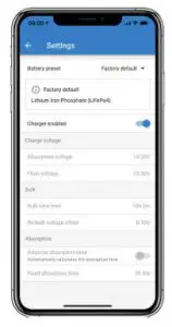 victron energy Orion-Tr Smart DC-DC Charger-Battery Settings