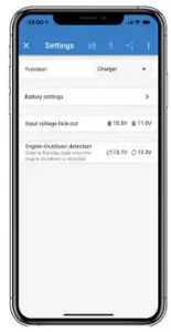 victron energy Orion-Tr Smart DC-DC Charger-available settings