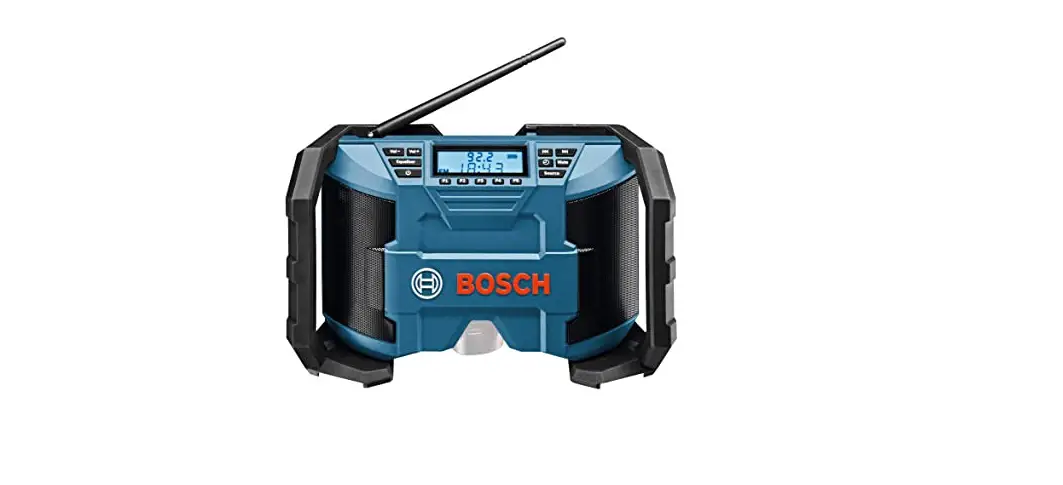 Bosch Gml 10,8 V-li Professional Workplace Radio Fm Instructions