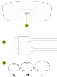 HYPERCEL 15524 Cobra Strike True Wireless Gaming Earbuds - 2
