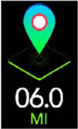 Fitness Tracker Distance Screen