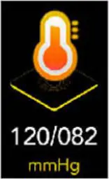 Fitness Tracker Blood Pressure Screen