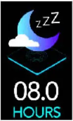 Fitness Tracker Sleep Monitor Screen