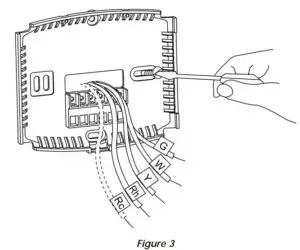 Mount Wallplate and Thermostat 2