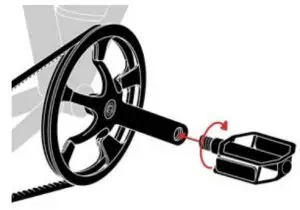 LeKKeR Amsterdam 8-Speed Series eBike - crank arm