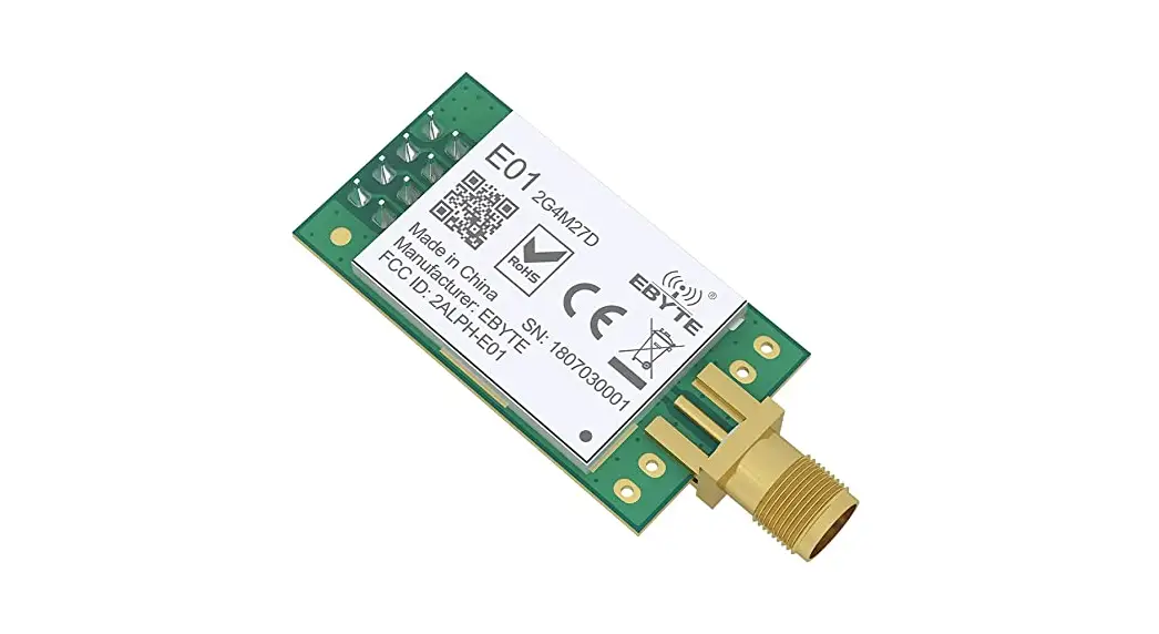 Ebyte E01-2g4m27d Sx1278 433mhz 1w Dip Wireless Module User Manual
