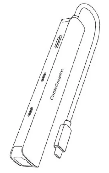 CableCreation CD0787 7-in-1 USB-C Hub