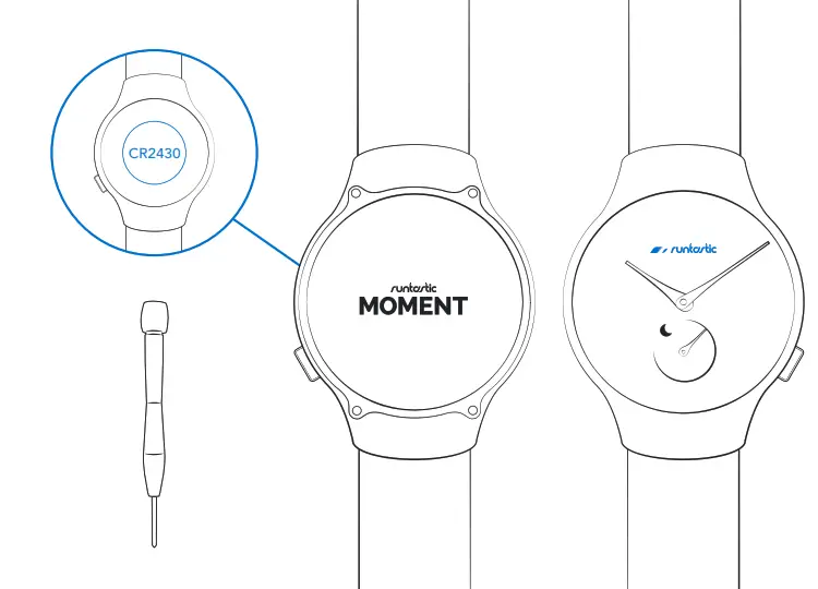 runtastic Moment Stylish Watch - includes