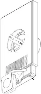 KUNA KNA-CWP-BK-01 Camera Wall Plate