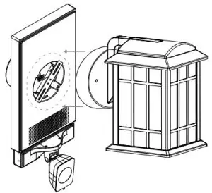 KUNA KNA-CWP-BK-01 Camera Wall Plate - ul