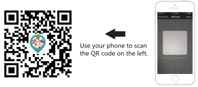 Sinocastel HT-718S Smart GPS Device - Scan the QR code below, download and install it