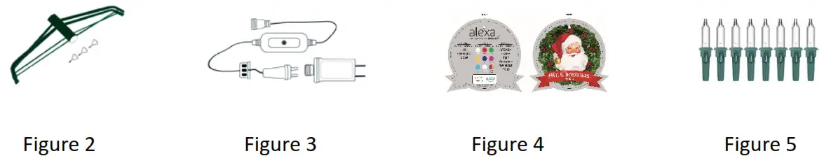 Lamues Light Enterprise 68341 RGB Light String With Bottom Controller - Check the contents of your box 2