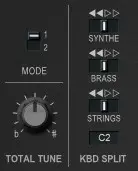 FULL BUCKET Tricent MK III Polyphonic Synthesizer Ensemble -Key Assign Section